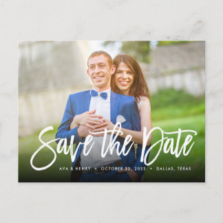 Cartão postal *Tipo envolvente* Salve a Data