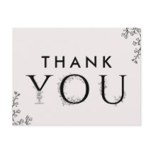 Tipografia Floral Obrigado