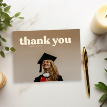 Tipografia Moderna Agradecimento de Graduação