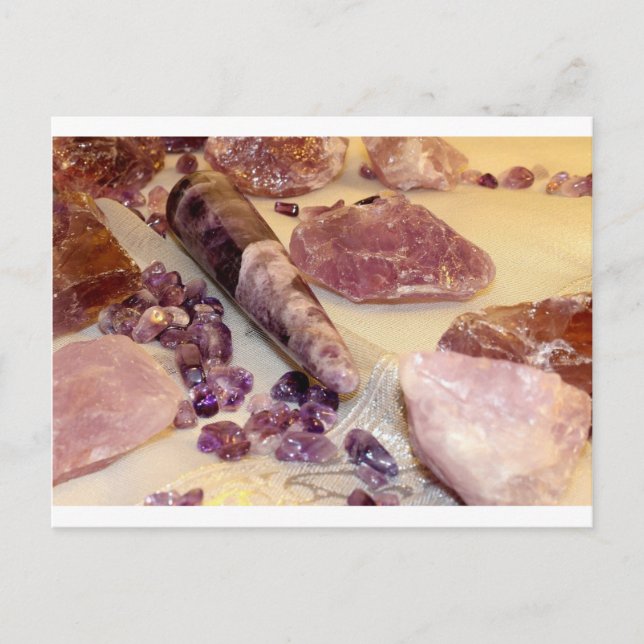 Cartão Postal Tipos quartz (Frente)