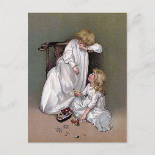 Cartão Postal Tirando a vindima dos brinquedos