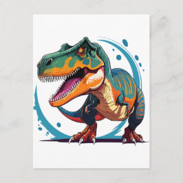 Cartão Postal Tiranossauro Rex