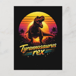 Cartão Postal Tiranossauro Rex