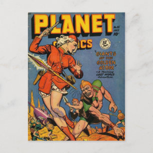 Cartão Postal Tiras de banda desenhada -