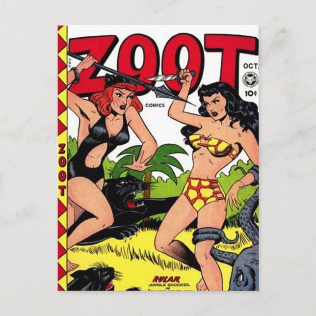 Cartão Postal Tiras de banda desenhada - (Frente)