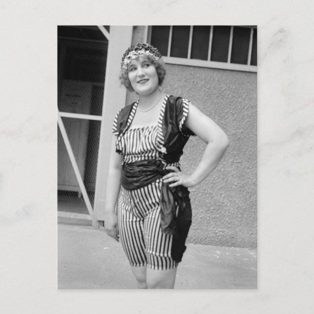 Cartão Postal Tiras de emagrecimento, 1920 (Frente)