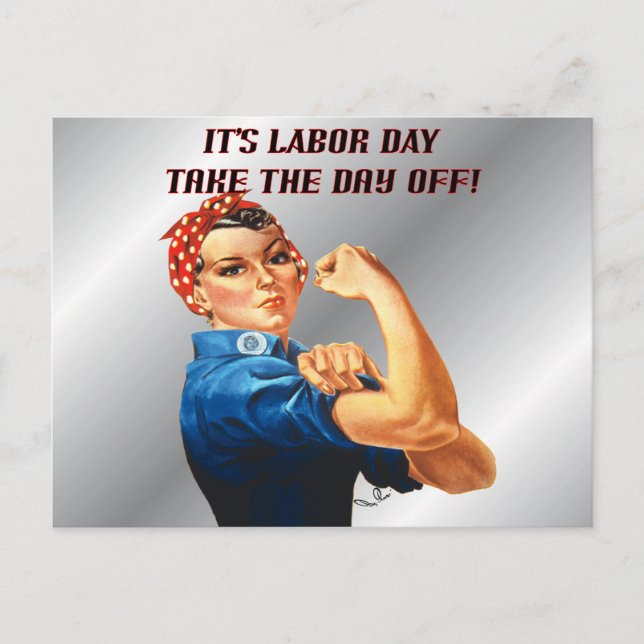 Cartão Postal Tire o Dia de Folga (Frente)