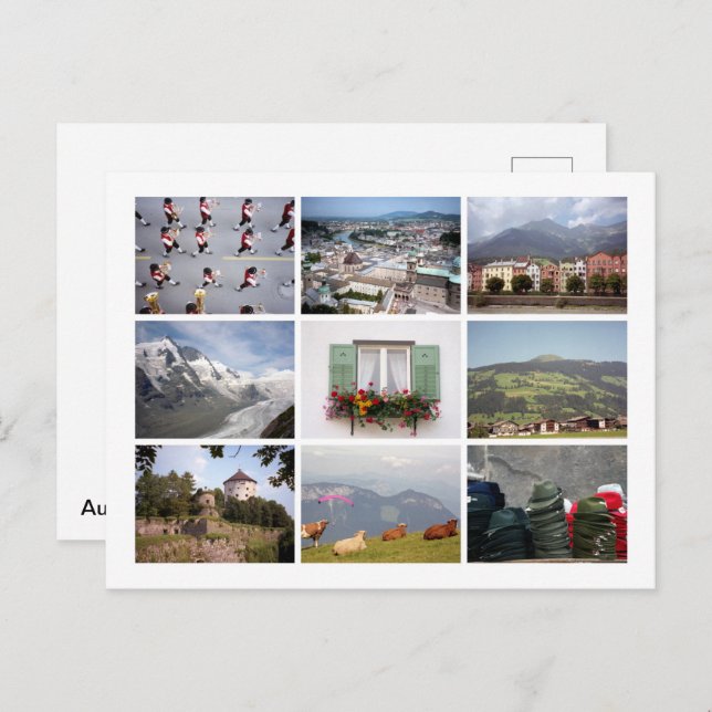 Cartão Postal Tirol Austríaco (Frente/Verso)