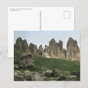Cartão Postal Tirol do Sul Itália