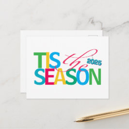 Cartão Postal Tis the Season Holiday Postcard
