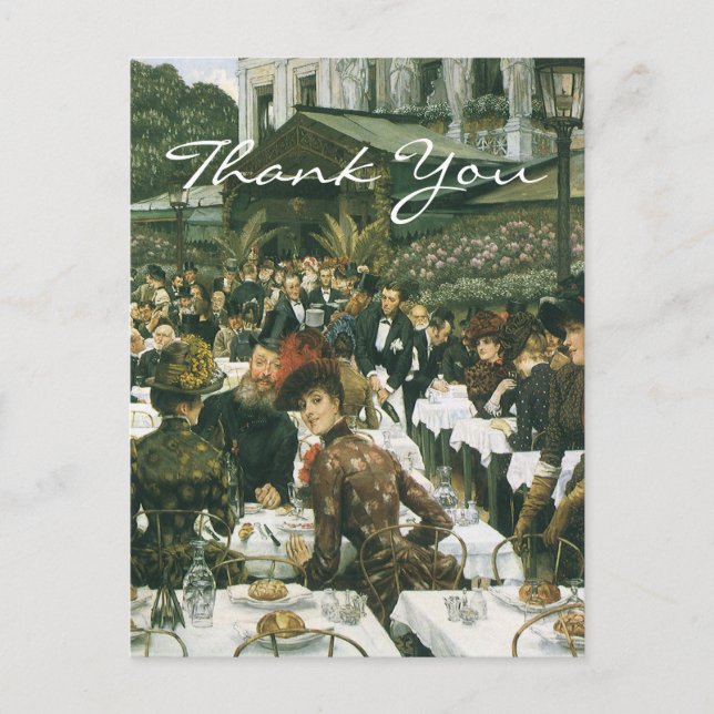 Cartão Postal Tissot's The Artist's Ladies (Frente)