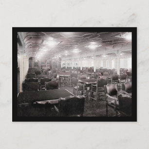 Cartão Postal Titanic da sala de jantar principal