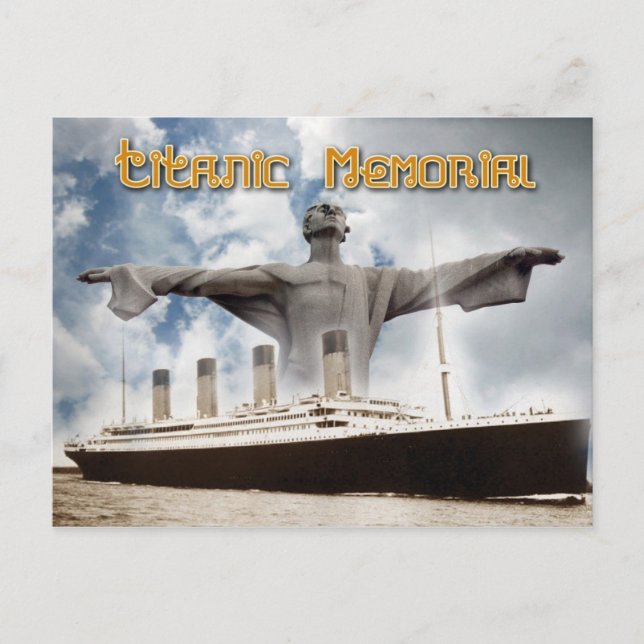 Cartão Postal Titanic Memorial em Washington, DC (Frente)