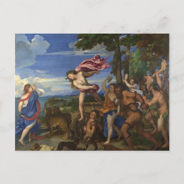 Cartão Postal TITIAN - Baco e Ariadne 1522 (Frente)
