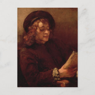 Cartão Postal Titus Reading (Leitura do título), c.1656-57