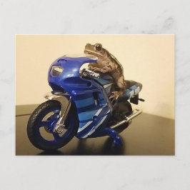 Cartão Postal Toad de motocicleta