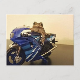 Cartão Postal Toad de motocicleta