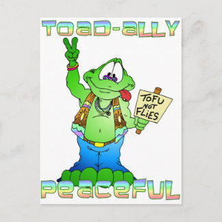 Cartão Postal Toad Hippie