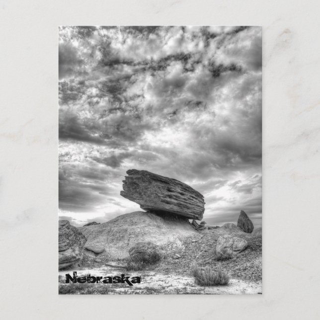 Cartão Postal Toadstool Geologic Park, Nebraska (Frente)
