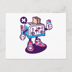 Cartão Postal Toaster