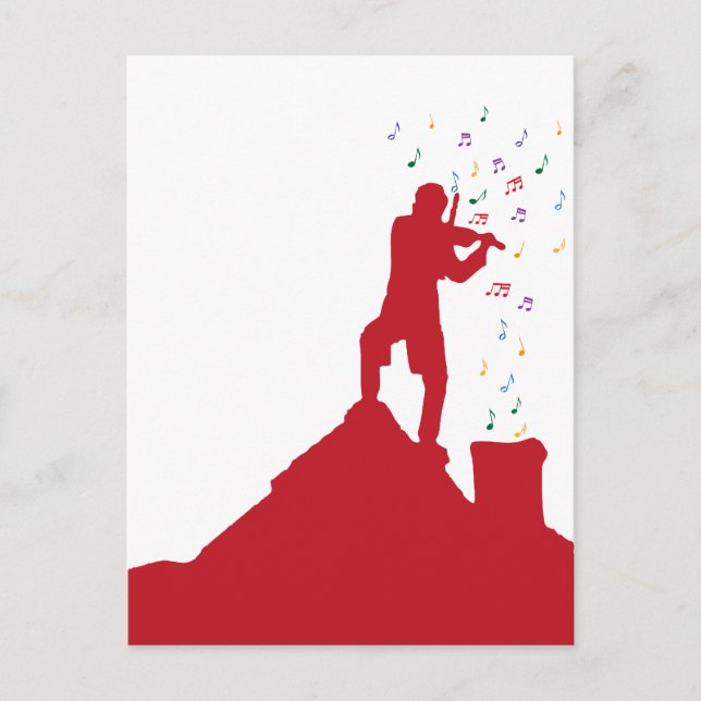 Cartão Postal Toca-rabequista  (Frente)