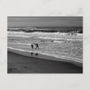 Cartão Postal Tocando nas Ondas do Oceano Pacífico