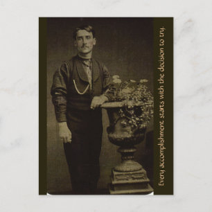 Cartão Postal Toda execução começa com a decisão...