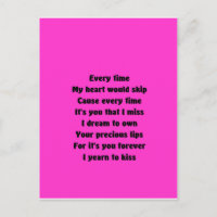 Toda vez que meu coração pulava