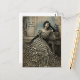 Cartão Postal Todas as Minhas Colheres Se Foram Arte Divertida d