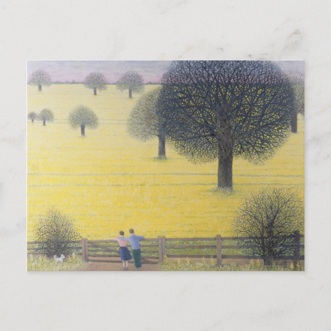 Cartão Postal Todo Aquele Amarelo (Frente)