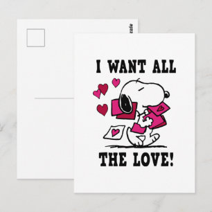 Cartão Postal Todo o Amor de São Valentim