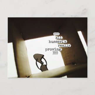 Cartão Postal todo o marido está realmente provando