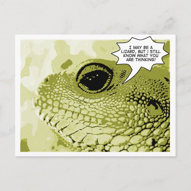 Cartão Postal Todos Conhecendo Lizard - Série Cômica N. º 1 (Frente)