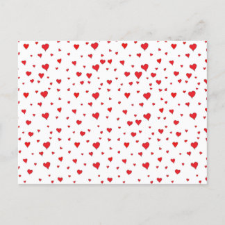 Cartão postal Todos os corações vermelhos