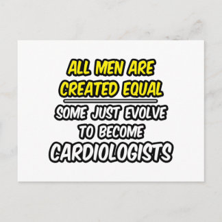 Cartão Postal Todos Os Homens São Criados Iguais...Cardiologista