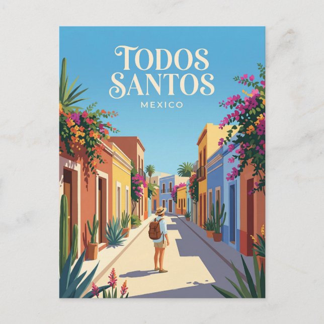 Cartão Postal Todos Santos México (Frente)