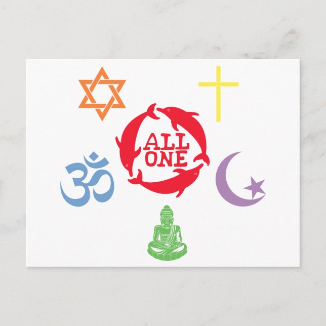 Cartão Postal Todos Um (Frente)