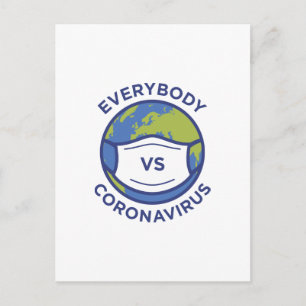 Cartão Postal Todos VS Coronavírus