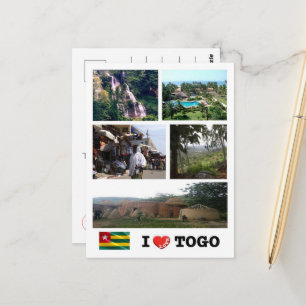 Cartão Postal Togo - I Love -