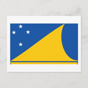 Cartão Postal Tokelau Flag