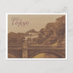 CARTÃO POSTAL TOKYO JAPAN VINTAGE