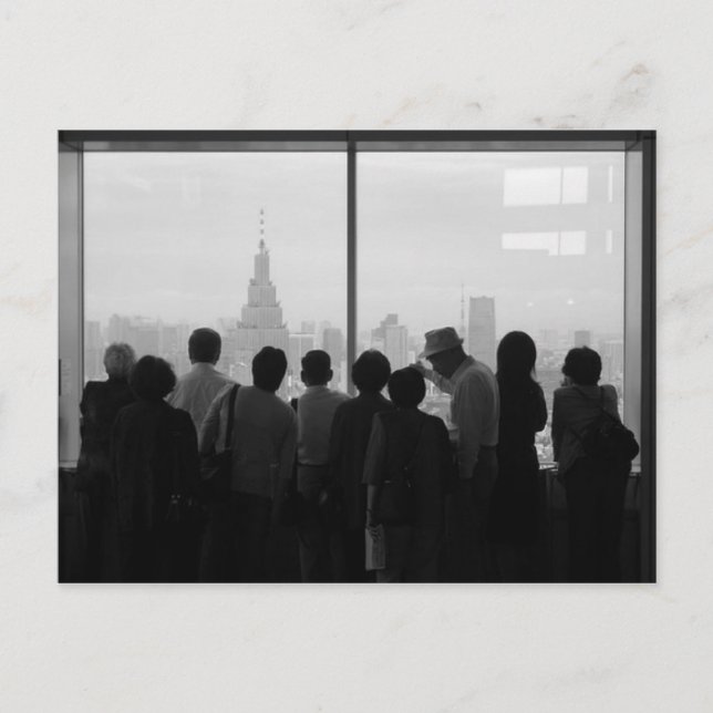 Cartão Postal Tokyo Skyline, Japão 2007. (Frente)