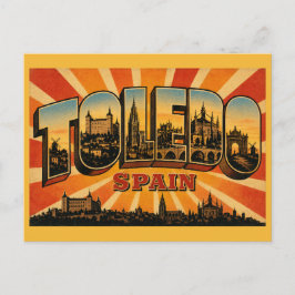 Cartão Postal Toledo Espanha Cidade das Três Culturas