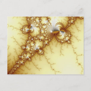 Cartão Postal Tolos Dourados - Arte Fractal