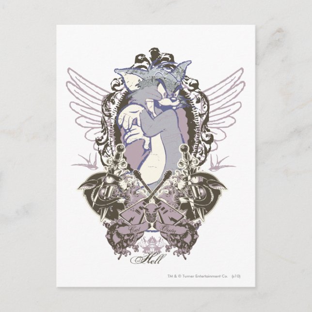 Cartão Postal Tom Cat Outa Hell (Frente)