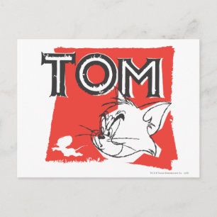 Cartão Postal Tom e Jerry Mad Cat