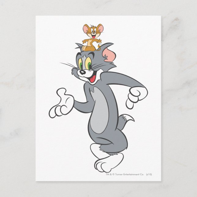 Cartão Postal Tom e Jerry Pair (Frente)