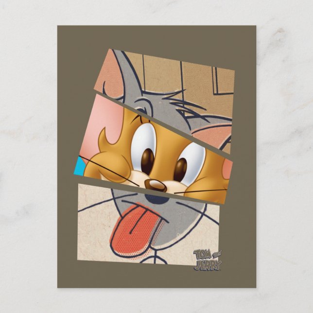 Cartão Postal Tom E Jerry | Tom E Jerry Mashup (Frente)