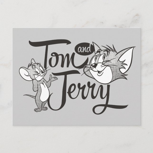 Cartão Postal Tom e Jerry | Tom e Jerry que olha doce (Frente)