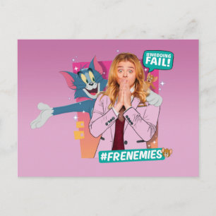 Cartão Postal Tom & Jerry Com Kayla - Franceses